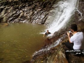 آبشار دودوازان خرمکش گیلان موقعیت مکانی و تصاویر شگفت