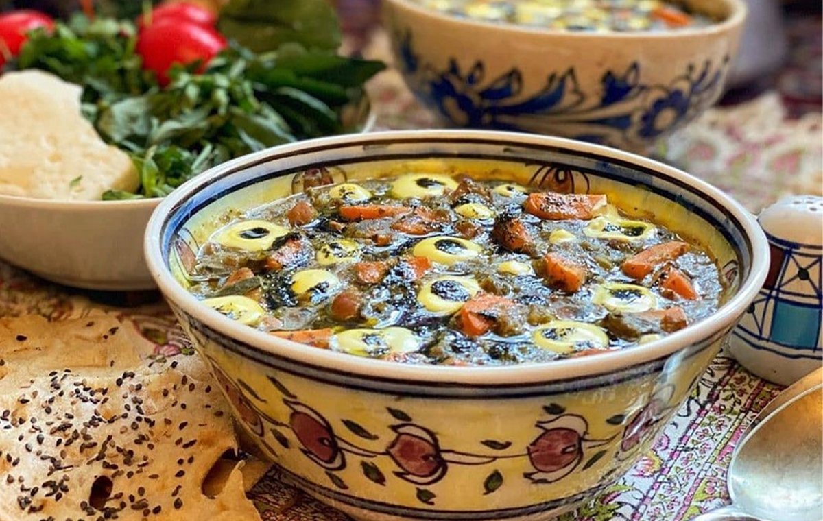 طرز تهیه آش کاشر بختیاری