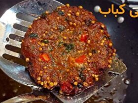 چاپالی کباب غذاهای خوشمزه افغانی