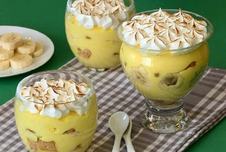 چگونه یک دسر آسان با موز و ژله برای شب