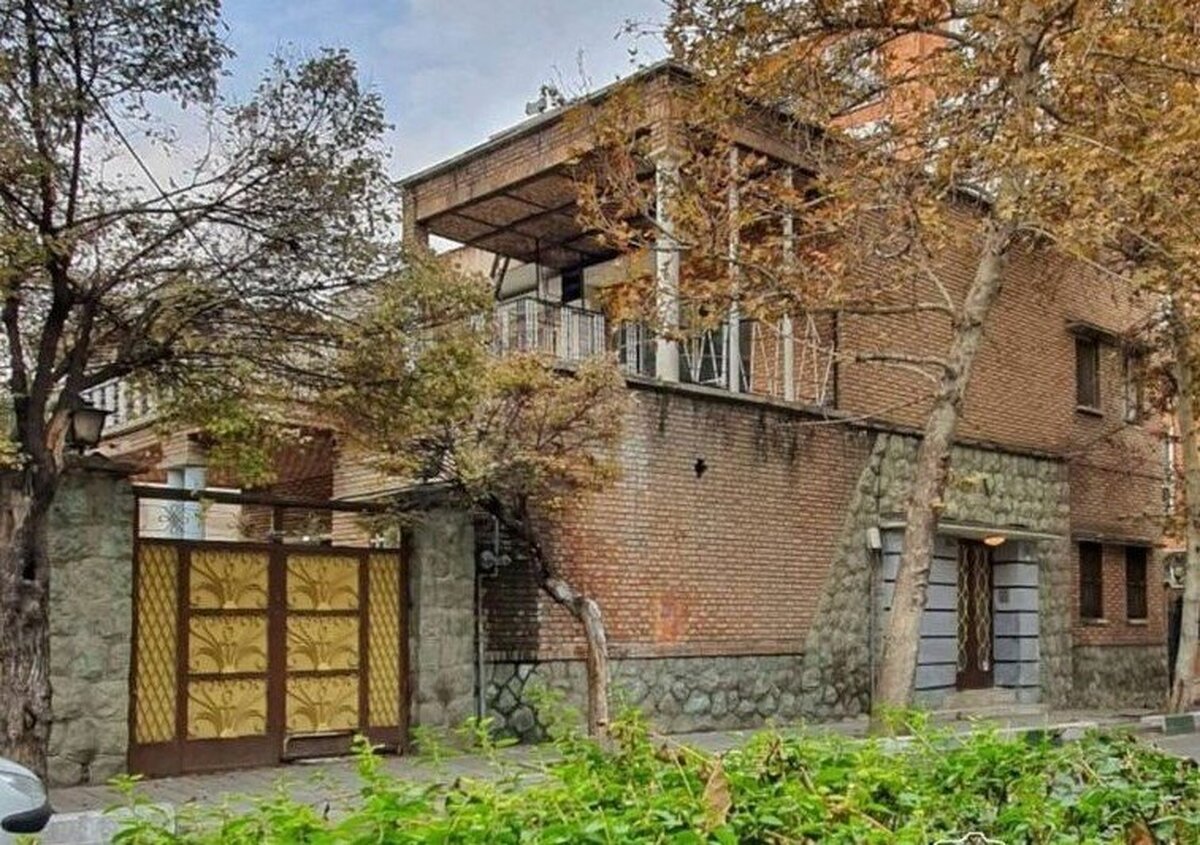 عکس معماری قدیمی خانه زیبای خیابان پاسداران