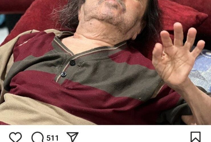 آخرین تصویر Asadullah Yekta در بستر عکس بیماری