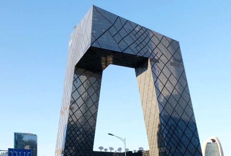 تصاویر آسمان خراش شبیه شلوار بهترین ساختمان جهان در سال