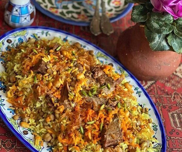 طرز تهیه برنج اسفندی غذای فراموش شده شیرازی