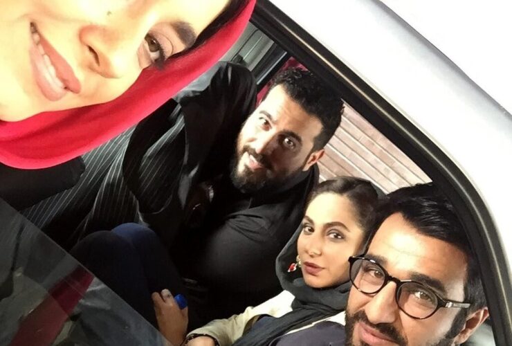 عکسی قدیمی از پژمان جمشیدی، رعنا آزادی ور و بهاره
