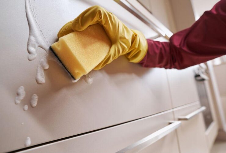 باید کابینت/ ترجمه آشپزخانه را تمیز و تمیز نکند