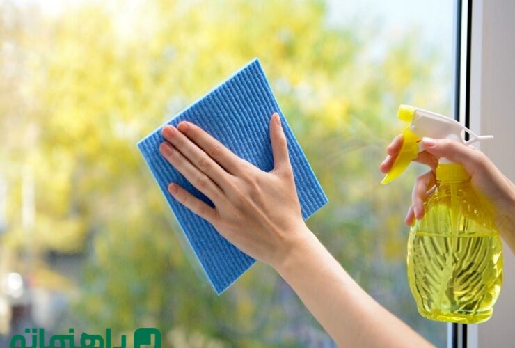 راهنمای تمیز کردن شیشه و ویندوز در خانه عید