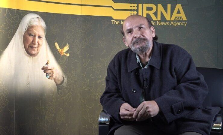 محمد رزا داودجاد من در یک موتور سیکلت هفتاد و