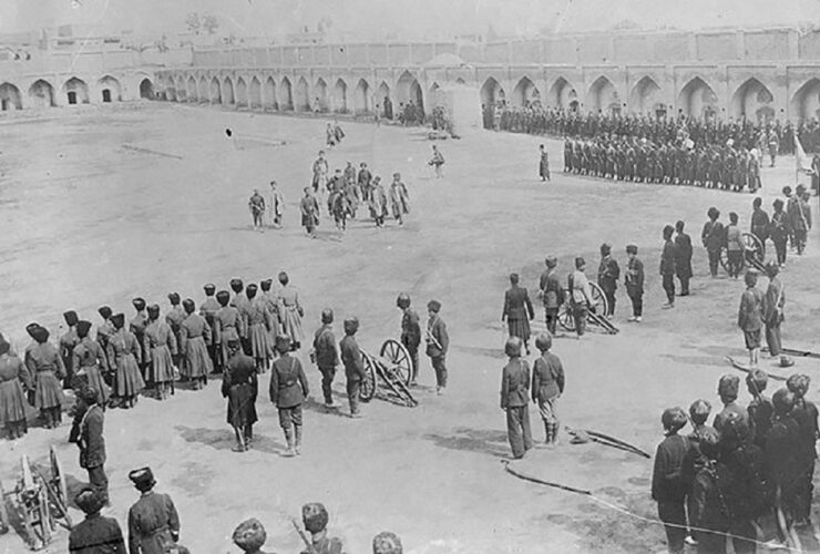 تصویری از اولین مسابقه فوتبال در تهران