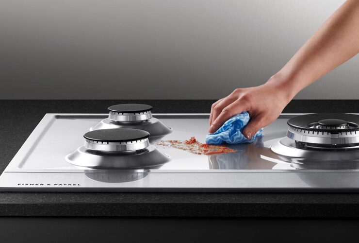 چگونه اجاق گاز شیشه ای را تمیز کنیم؟