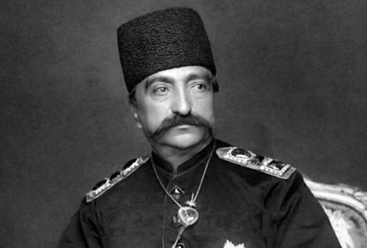 تصویر ؛ ناصر الدین شاه در کنار زنان حرمت!