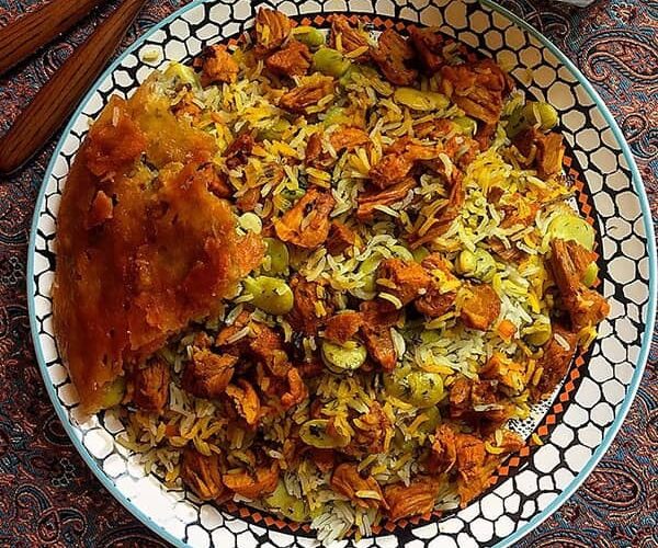 مخلوط لوبیا مخلوط ؛ Pilaf خوشمزه بهار