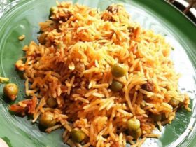 چگونه برنج نخود فرنگی درست کنیم. بهار