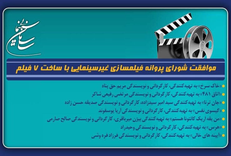 4 برای ساخت فیلم -تأیید مجوز فیلم بدون آلم