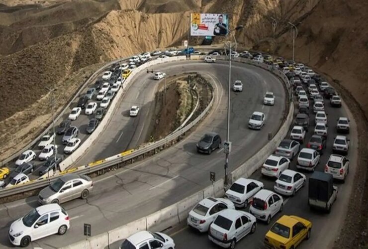 جاده کالوس از ساعت 9 یک طرفه است