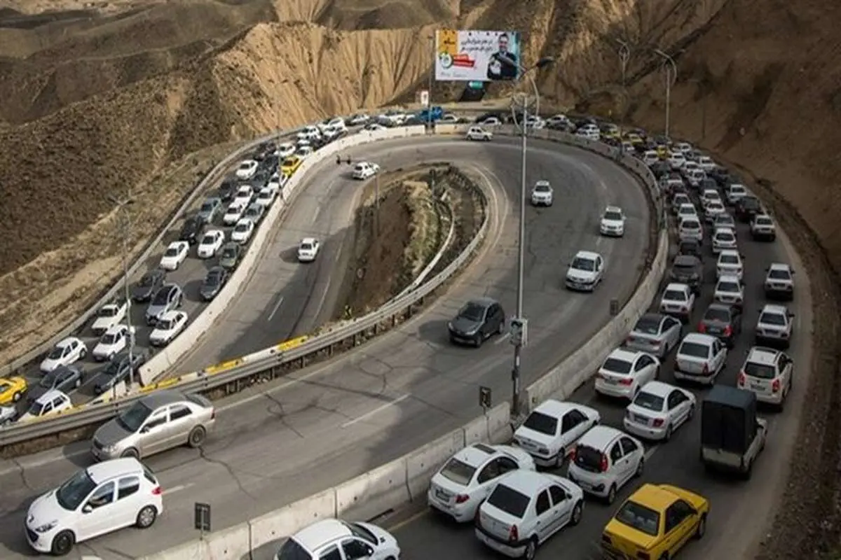 جاده کالوس از ساعت 9 یک طرفه است