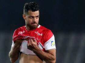 PUR ALI GANJI در آخرین مسابقه لیگ بدون پرسپولیس بدون گنجی