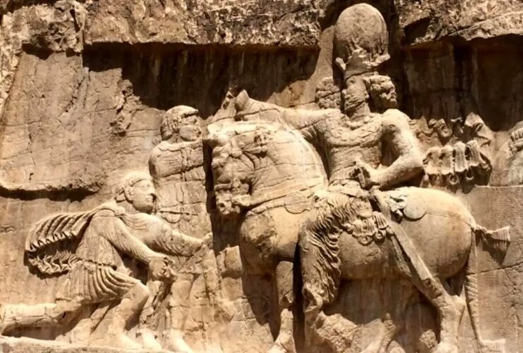 داستان sassanid Shapur و شمشیر زیبای آهنگر