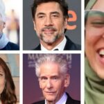 محکومیت سکوت علیه جنایات در غزه توسط ستاره های سینمای جهانی/ چهره قبل از شروع بیانیه مشترک