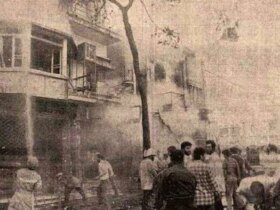 تصاویر 2 بمب مرده و پیکان در کوچه ماروی تهران!