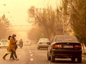 تصویر وحشتناک طوفان تهران از آسمان