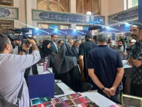 رئیس جمهور تهران از نمایشگاه کتاب بازدید کرد
