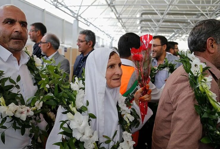 خوش آمدید به زائران ایرانی در مکه عربستان سعودی