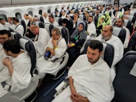 هواپیمای زیارتی لیبی از باند فرودگاه
