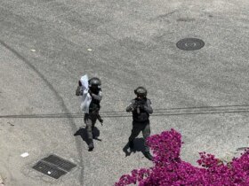 تصاویر سرقت مسلح سربازان اسرائیلی از بورس مبادله