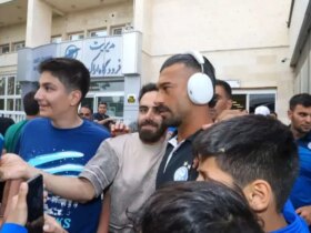 اراکیس قبل از فینال مقدماتی از کاروان استقلال خود استقبال کرد