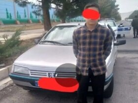 به دلیل نقض رانندگی یک مرد 4 ساله را به دست می گیرید