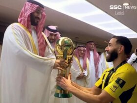 برای دیدن محمد بن سلمان خمیم المرام جم را به بنزما تقدیم کرد