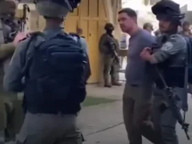 برای دیدن لحظه دستگیری یک خبرنگار آمریکایی توسط سربازان اسرائیلی