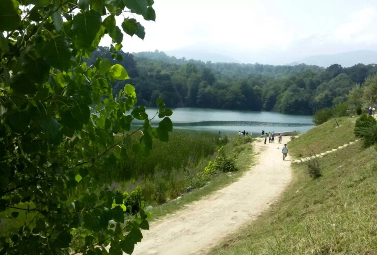 دریاچه ای در پشت درب ، پشت لایحه