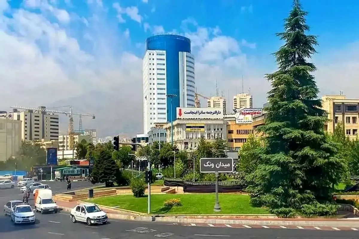میدان معروف تهران سه طبقه!