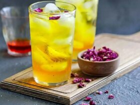 نحوه درست کردن شربت آب گلاب زعفران ؛ اکسیر برای روزهای گرم