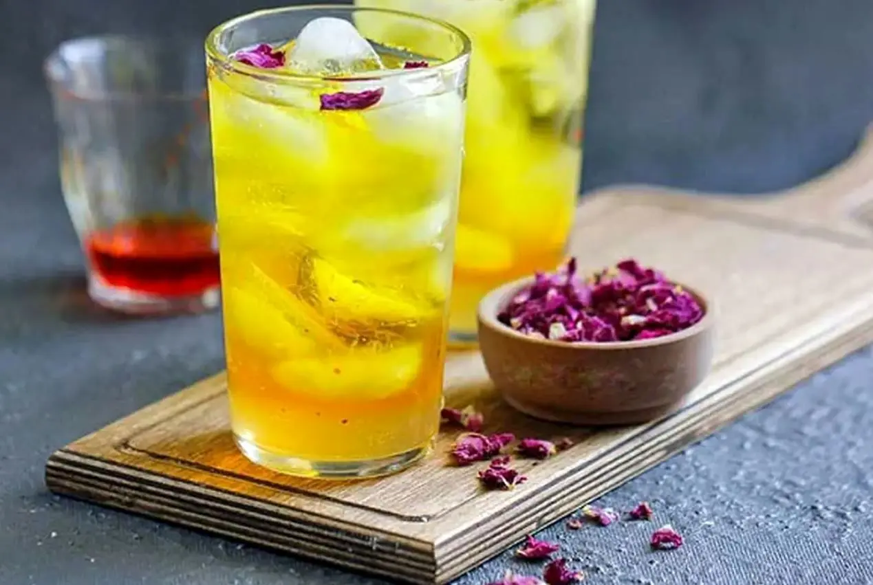 نحوه درست کردن شربت آب گلاب زعفران ؛ اکسیر برای روزهای گرم