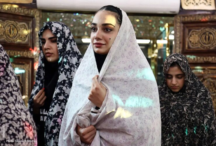 تصاویر دختران والیبال تیم ملی در امامزاده صالح