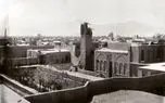 عکس هوایی شهر کاشان سال خورشید