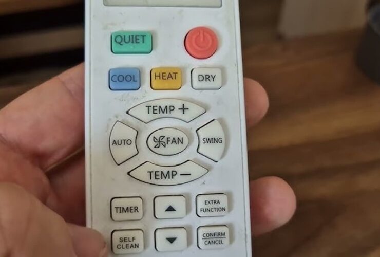 دکمه تمیز در تهویه هوا کجاست و این چیست؟