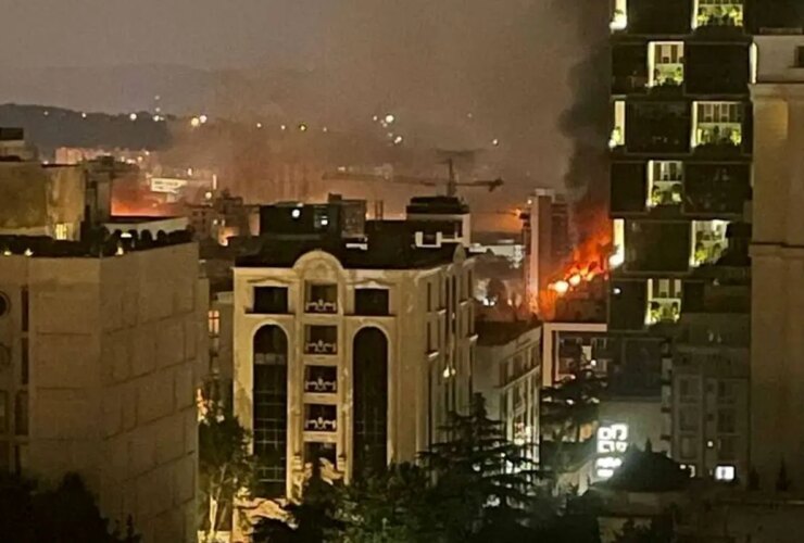 حمله به وزارت دفاع در تهران اسرائیل