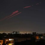 درگیری دفاع هوایی با اهداف دشمن پایتخت در آسمان