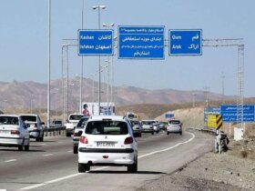 ریخته گری در بزرگراه تهران. مسدود کردن بخشی از مسیر