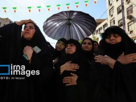 تصاویر هفت مراسم تشییع جنازه صهیونیستی در آهواز