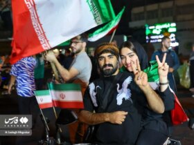 تصاویر پس از حمله ایران به پایگاه ایالات متحده ، شادی ته.