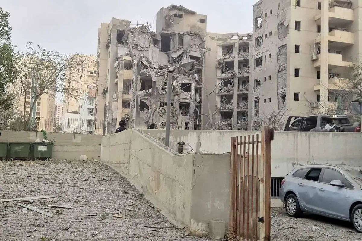 تصاویر حمله موشکی جدید ایران به اسرائیل