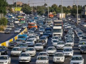 ترافیک شدید در جاده های ورودی تهران