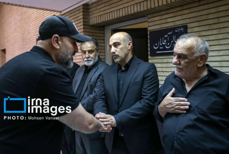 تصاویر تشییع جنازه برادرزاده محسن تانابها