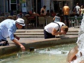 دماسنج قاره هشدار قرمز داد