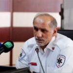 نیروهای اضطراری که در حملات صهیونیستی و هشدار زخمی شده اند. پایه در حین محرم